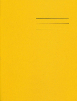 9InchX7Inch EXERCISE BOOK 5mm SQUARED YELLOW