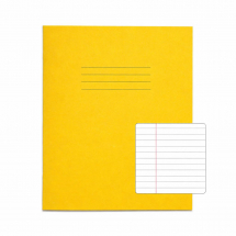 Exercise Books 8inch x 6.5inch 32 pages 8mm F&M Yellow
