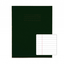 Exercise Books 9inch x 7inch 120 pages 8mm F&M Dark Green