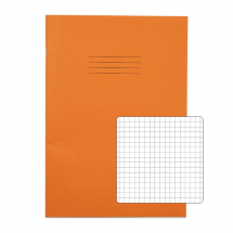 9inchX7inch 80pg BOOK 7mm SQ ORANGE