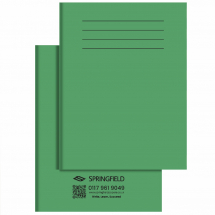 CLASSIC A4+ 80p BOOK F8M GREEN