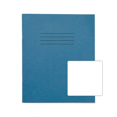 Exercise Books 8Inch x 6.5Inch 48 pages Plain Light Blue