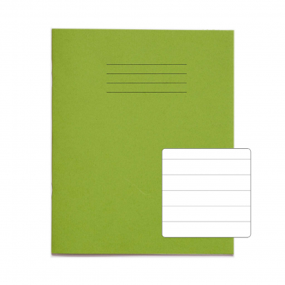 Exercise Books 8Inch x 6.5Inch 48 pages F15 Light Green