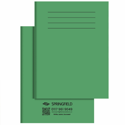 CLASSIC A4+ 80p BOOK F8M GREEN