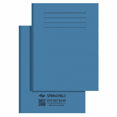 CLASSIC A4 80pg BOOK F8M BLUE